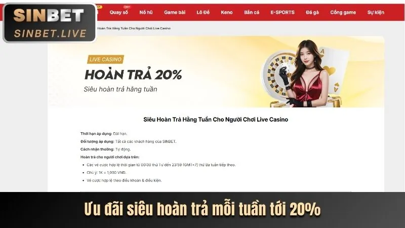 Khuyến mãi hoàn trả hàng tuần bắn cá viva bong88